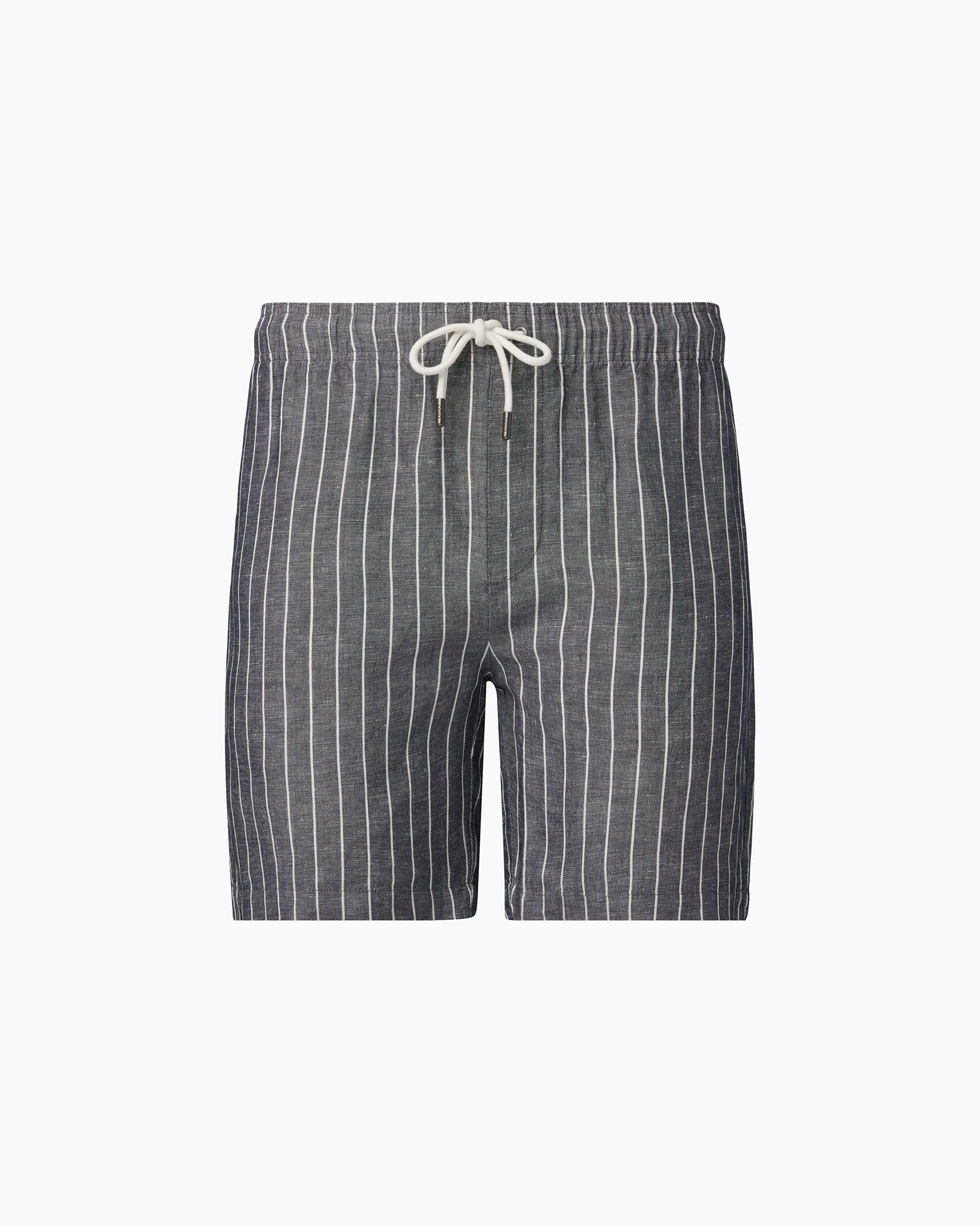 Air Linen Pull-On Short 6 | Deep Navy/White