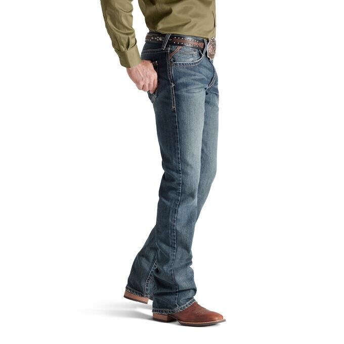 Ariat Men's M5 Slim Deadrun Stackable Staright Leg Jean in Deadrun