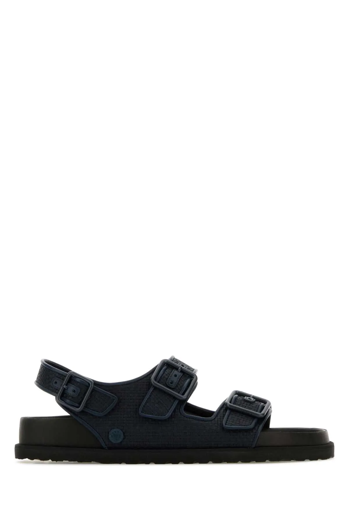 Birkenstock 1774 Navy Blue Raffia Eternal Sunshine Milano Sandals