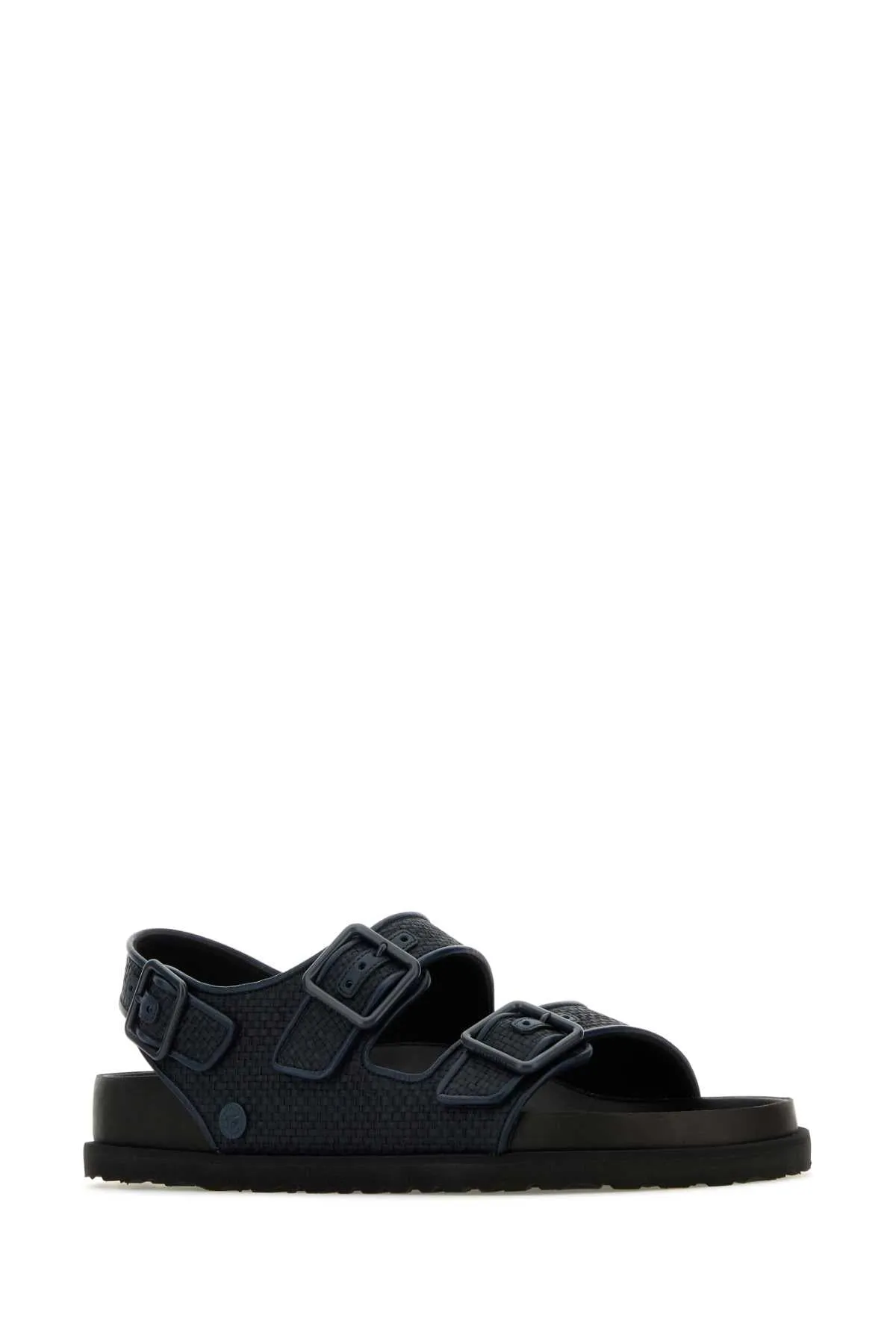 Birkenstock 1774 Navy Blue Raffia Eternal Sunshine Milano Sandals