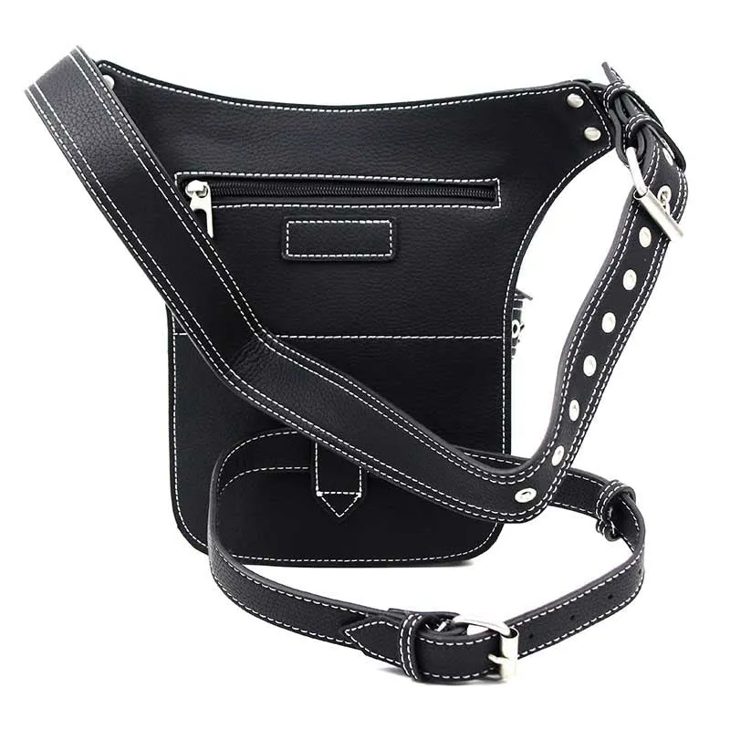 Black Punk Y2K Retro Belt Bag
