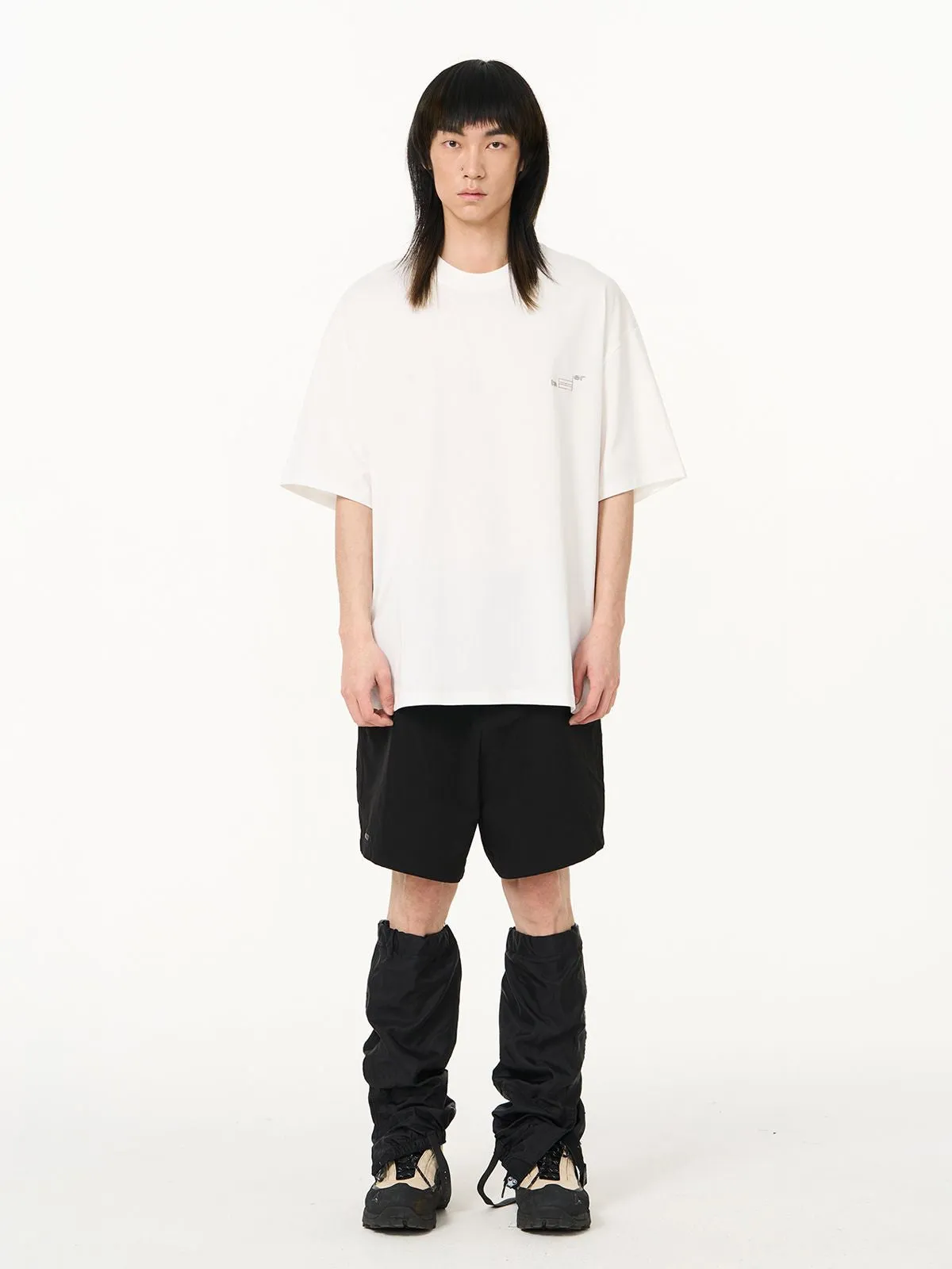 Casual Simple Back-print Oversize T-shirt