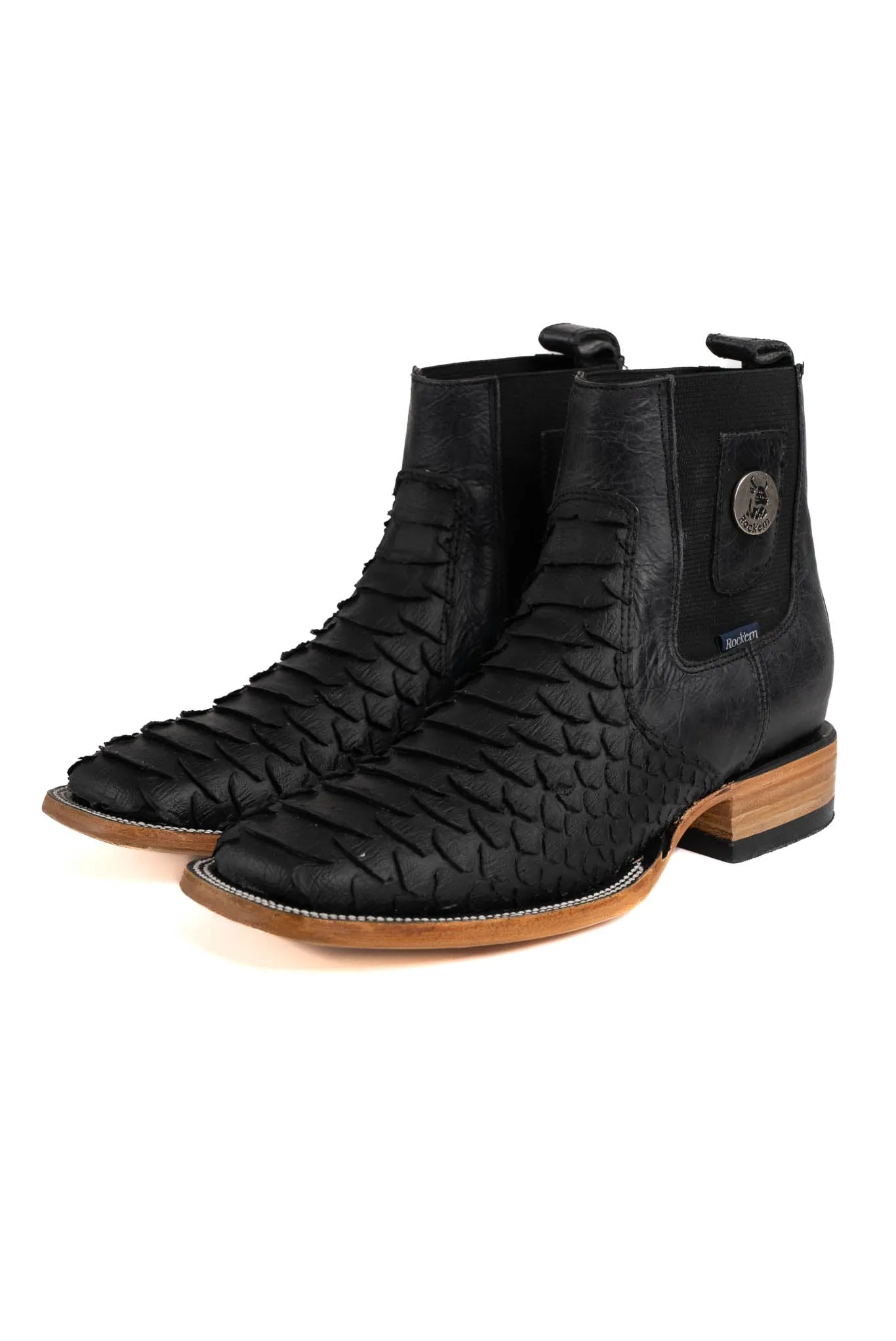 Clon Python Men Square Toe Ankle Boot