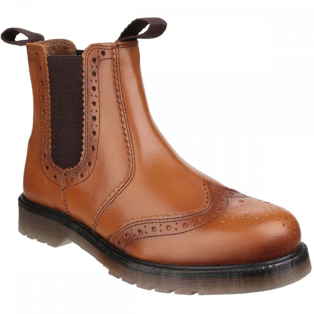 Dalby Pull On Brogue Boot