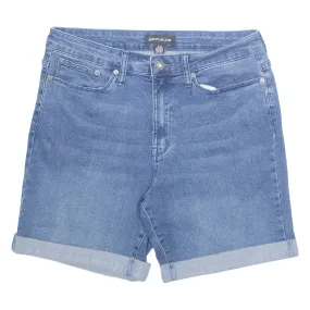 DKNY Womens Denim Shorts Blue M W32