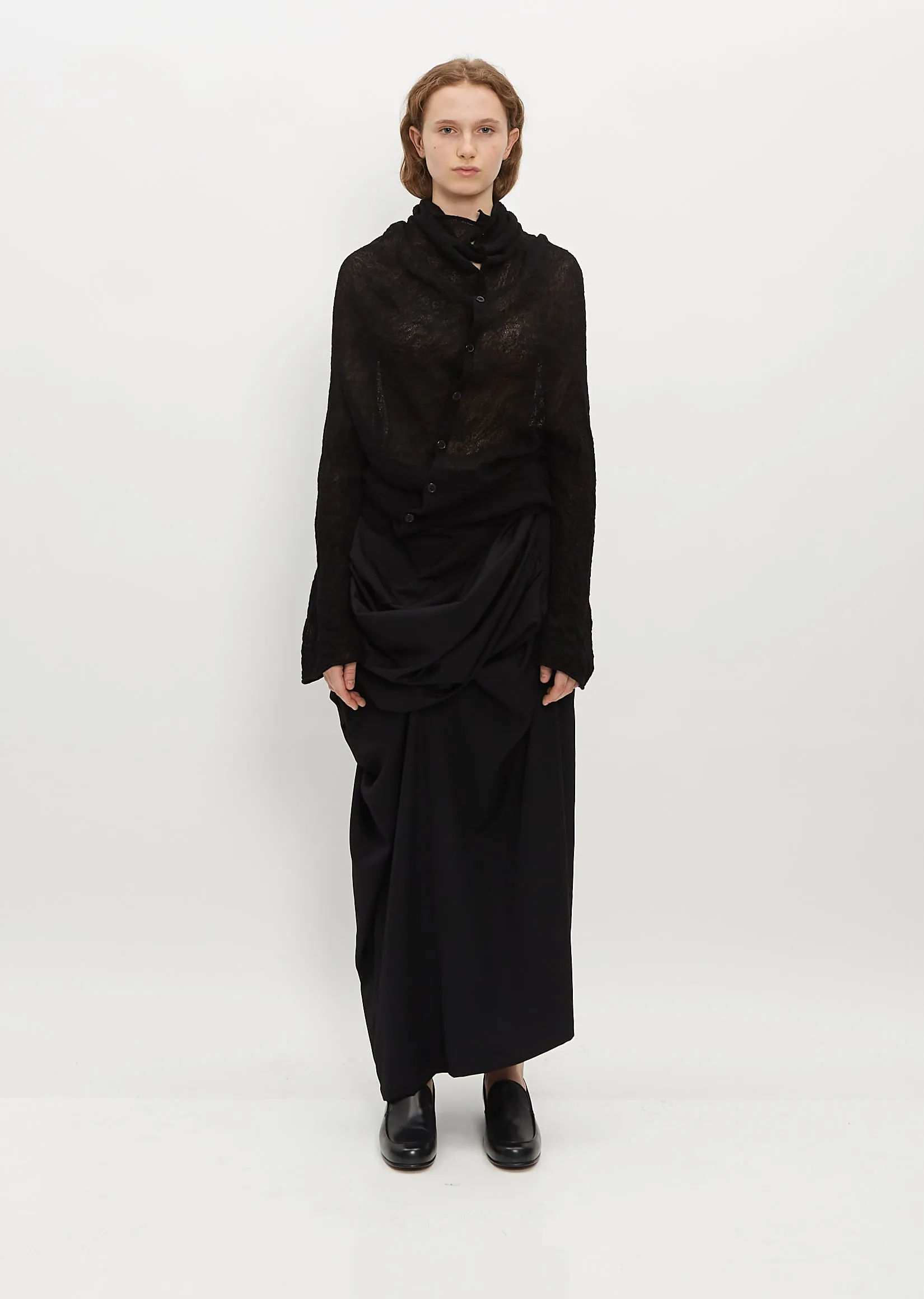 Draped Long Skirt