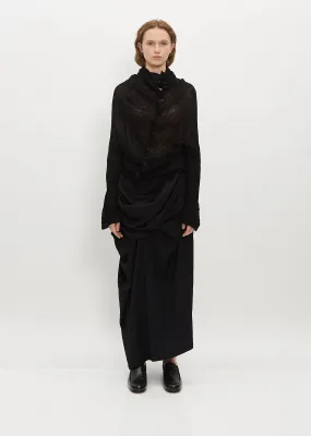 Draped Long Skirt