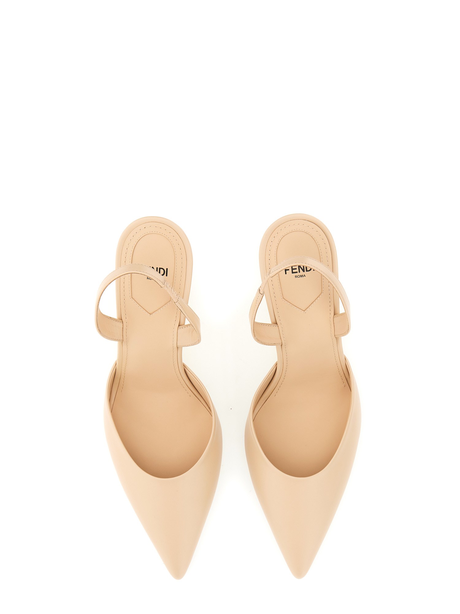 FENDI    FENDI FIRST SLINGBACK SANDAL WITH HEEL