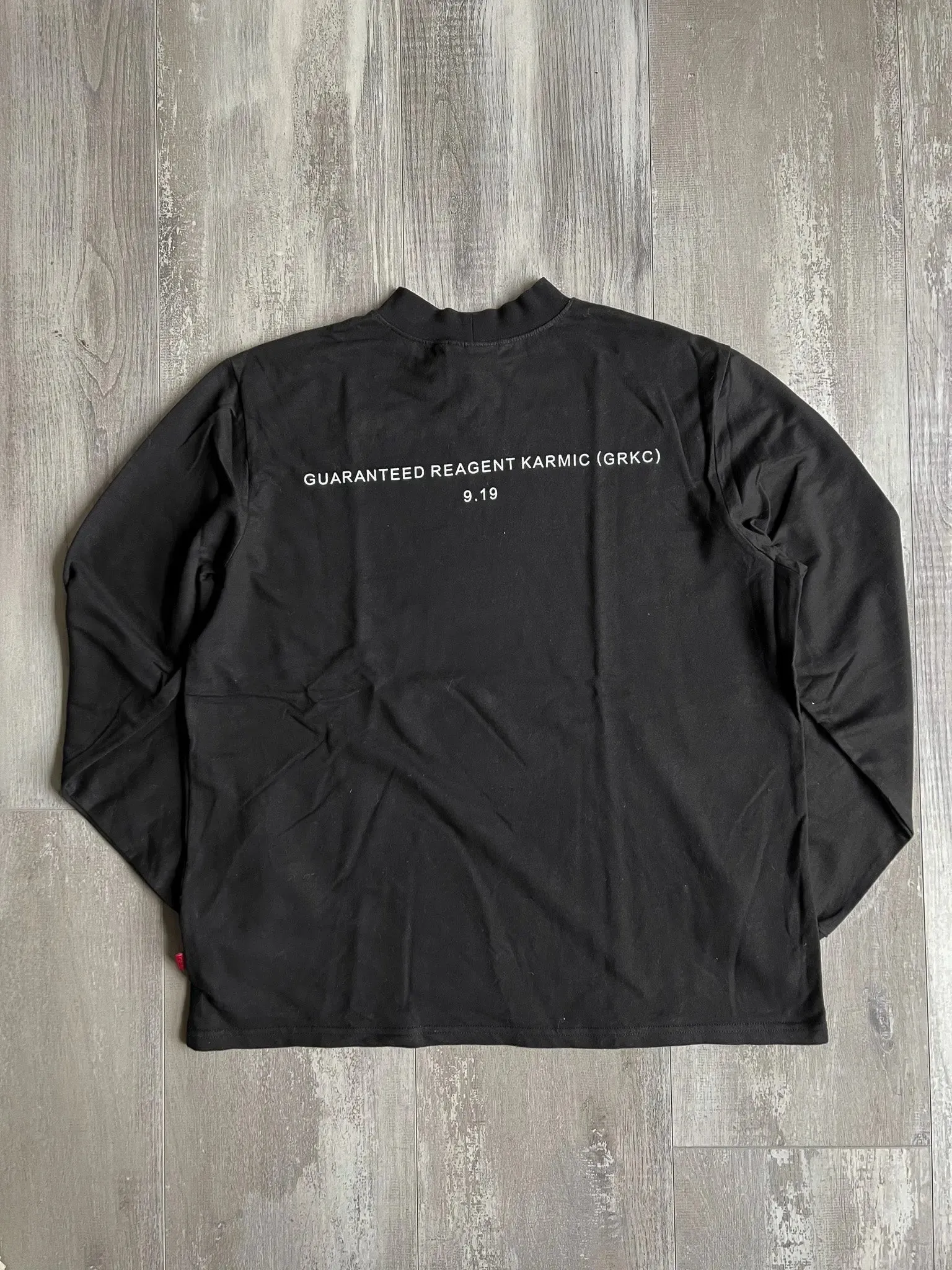 GRKC Black Mock Neck Long-Sleeve - L