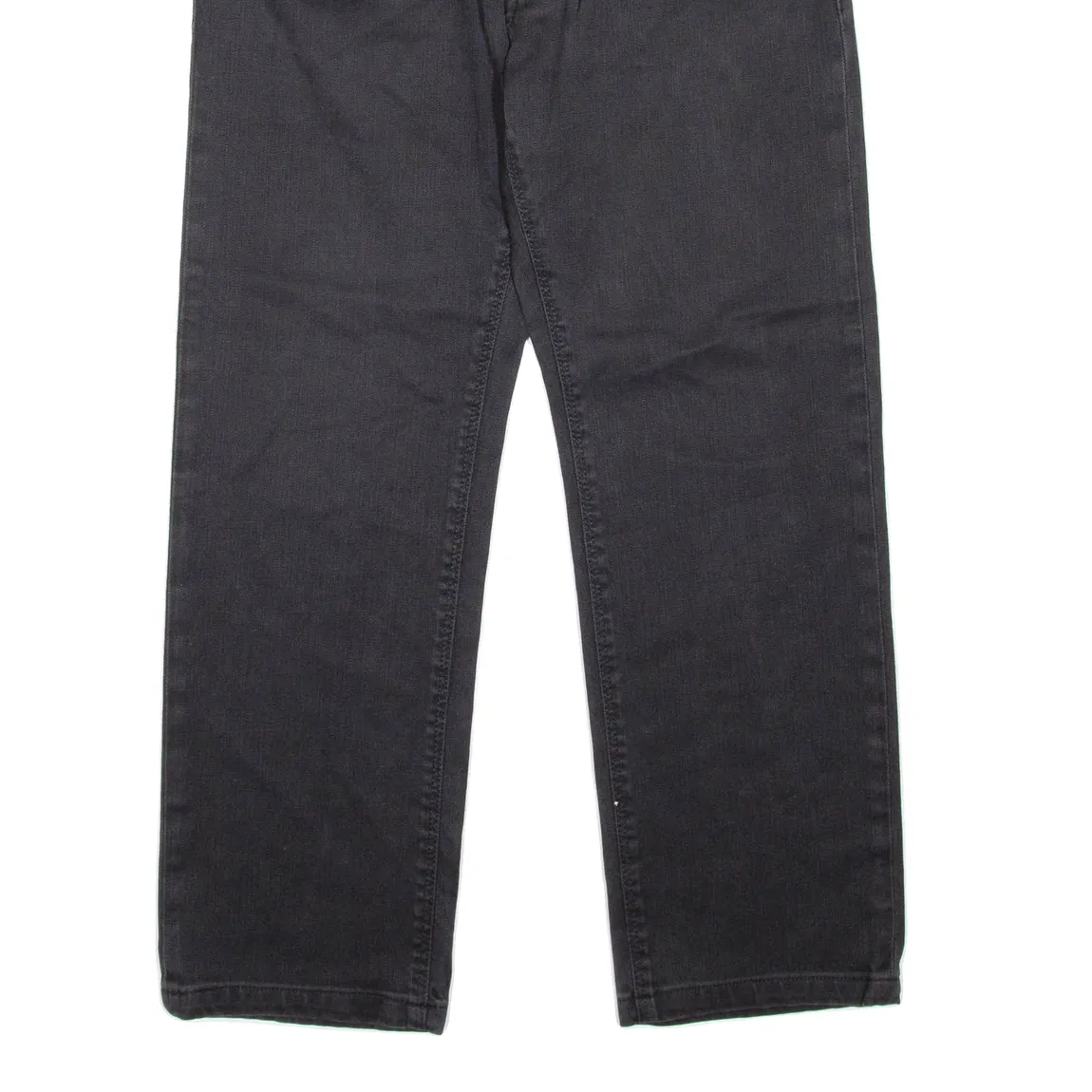 HUGO BOSS Mens Jeans Black Regular Straight W31 L25