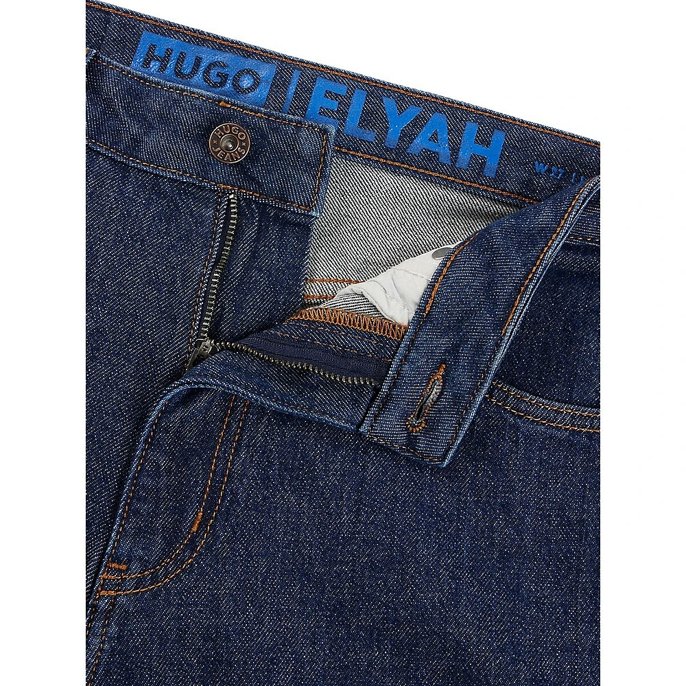 HUGO Comfort-Stretch Salt-&-Pepper Jeans