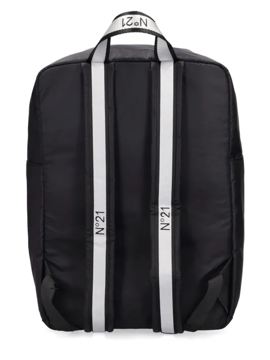 N°21   Logo printed nylon backpack 