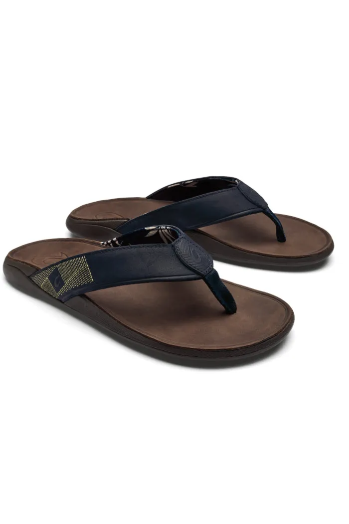 Olukai Men's Tuahine Leather Beach Sandal