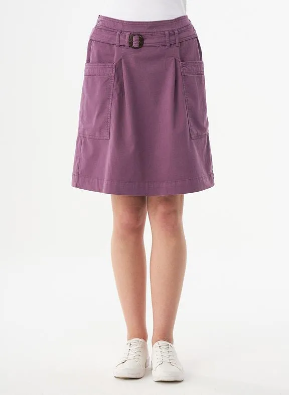 ORGANICATION Skirt Belt And Buckle Purple