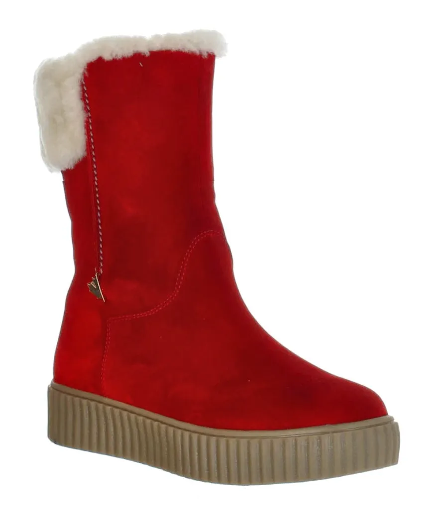 Pajar Rachel Red Suede
