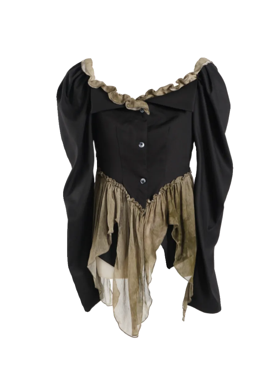 Palace Style Puff Sleeve Shirt