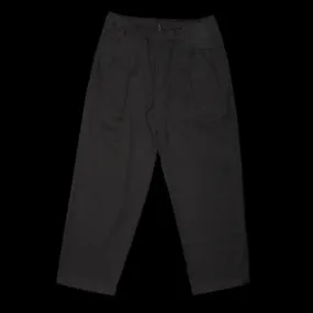 Pleated Twill Pants