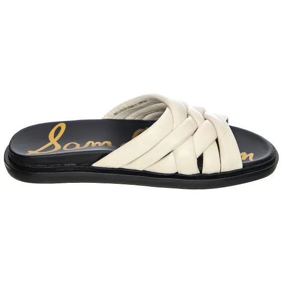 SAM EDELMAN Womens Vaugn Modern Ivory / Sevilla Lea Sandals