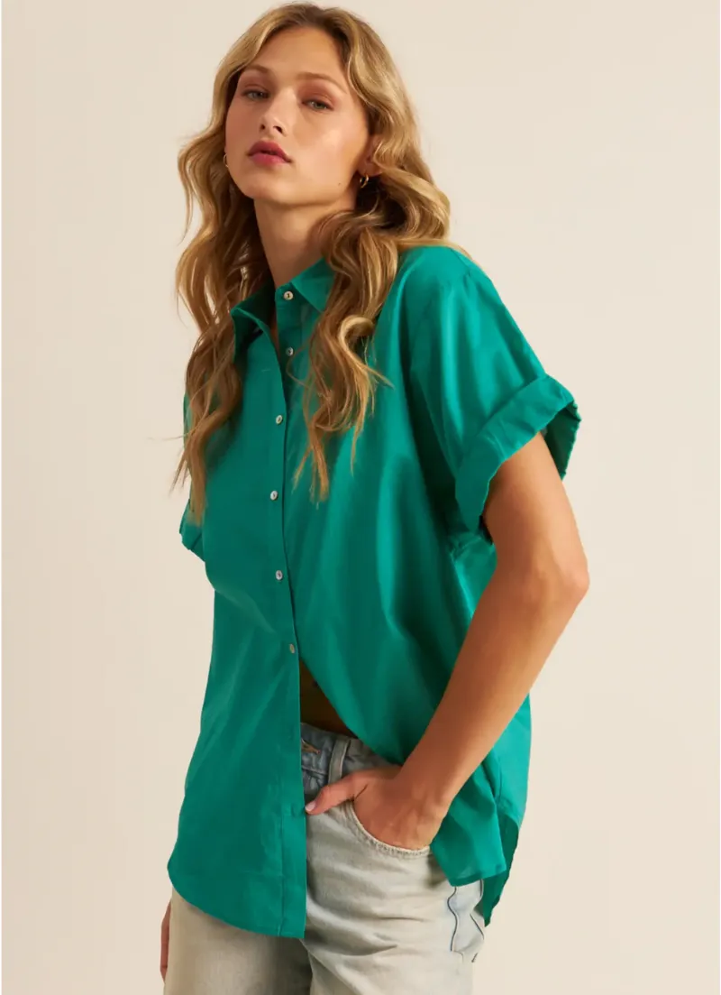Shay Rolled Sleeve Shirt