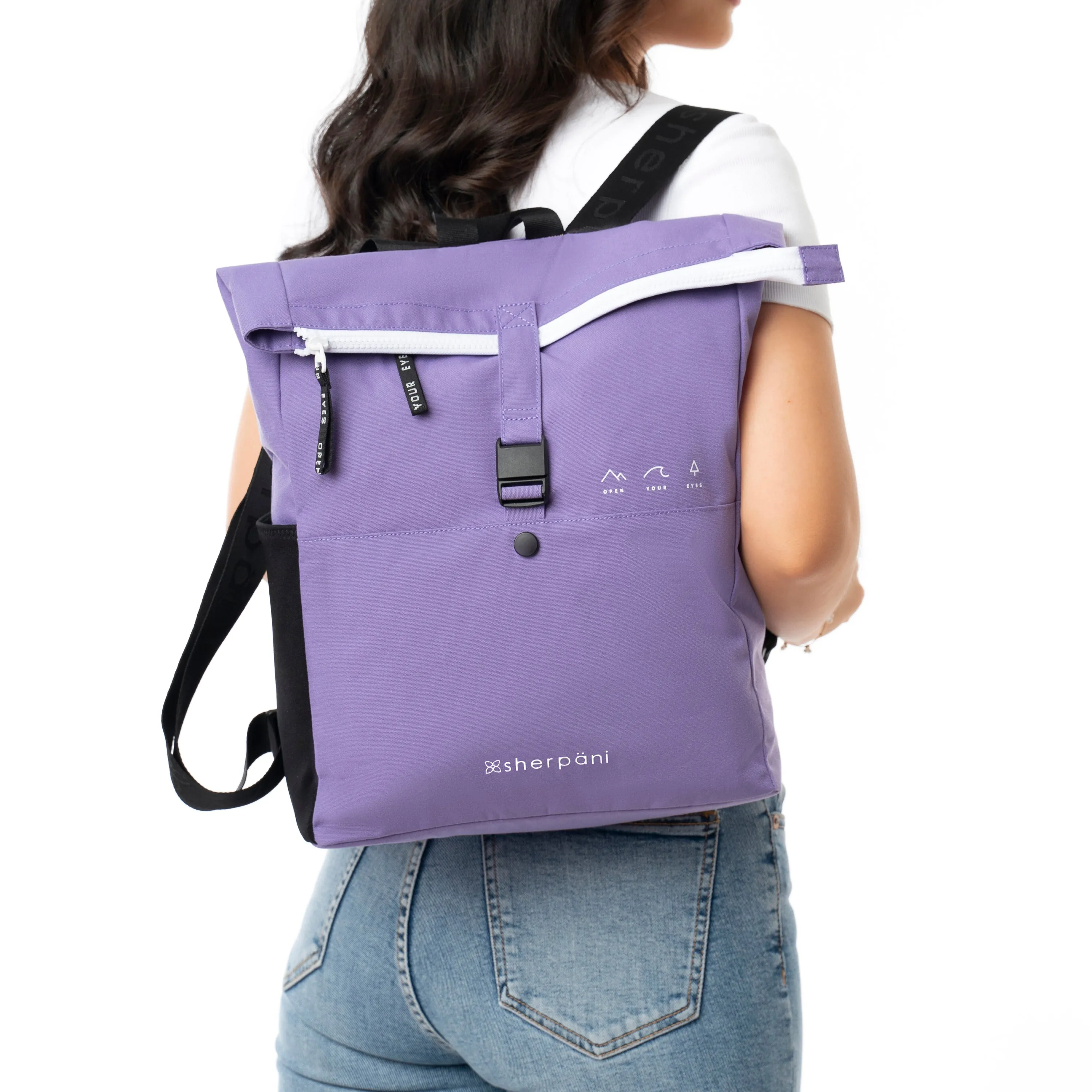 Sherpani Miyako Fold Over Backpack iris