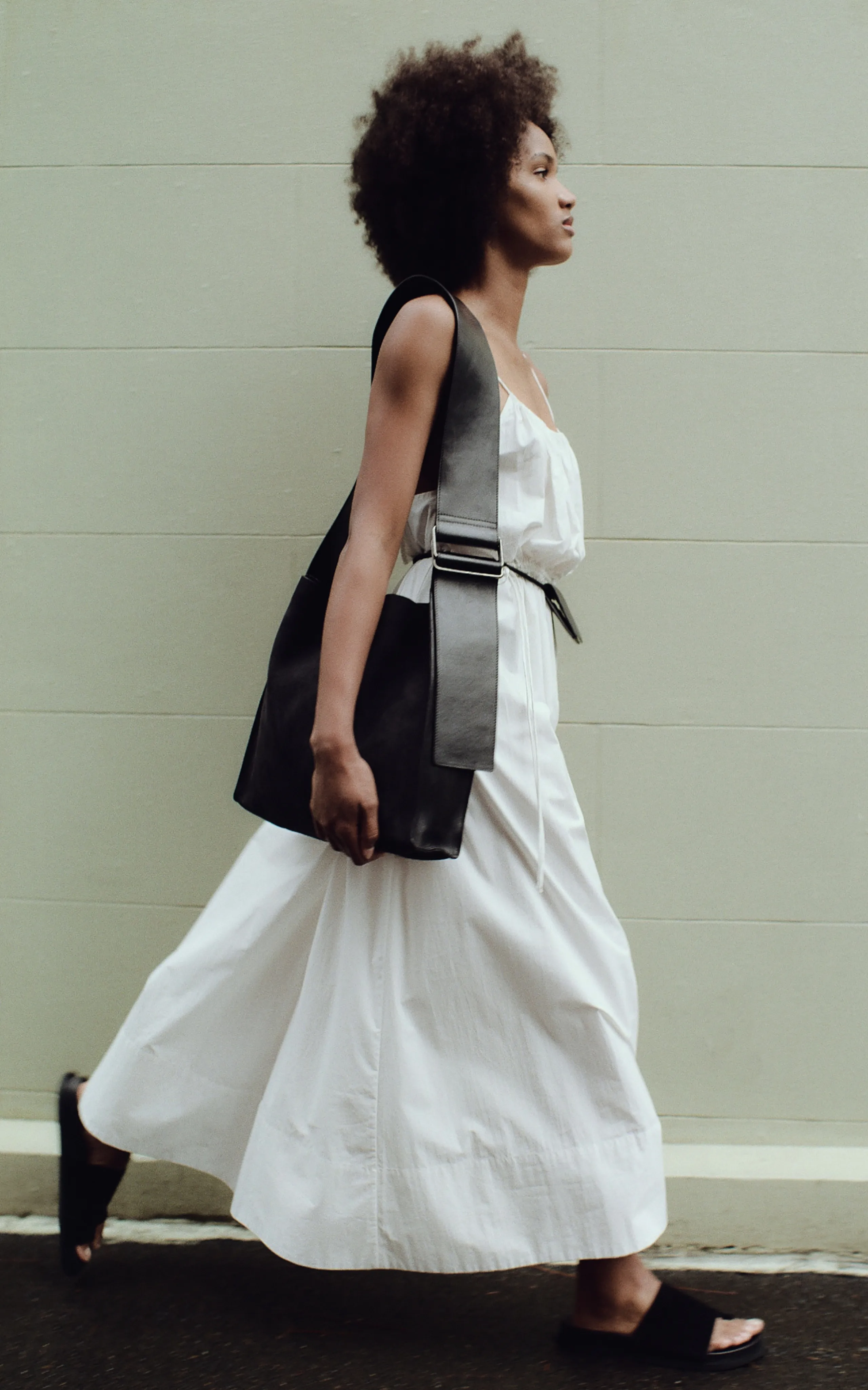 St. Agni Ring-Detail Leather Bag