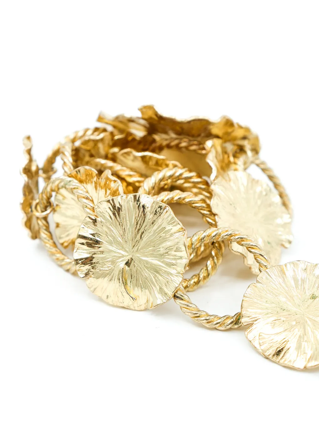 Yves Saint Laurent Petal Chainlink Belt