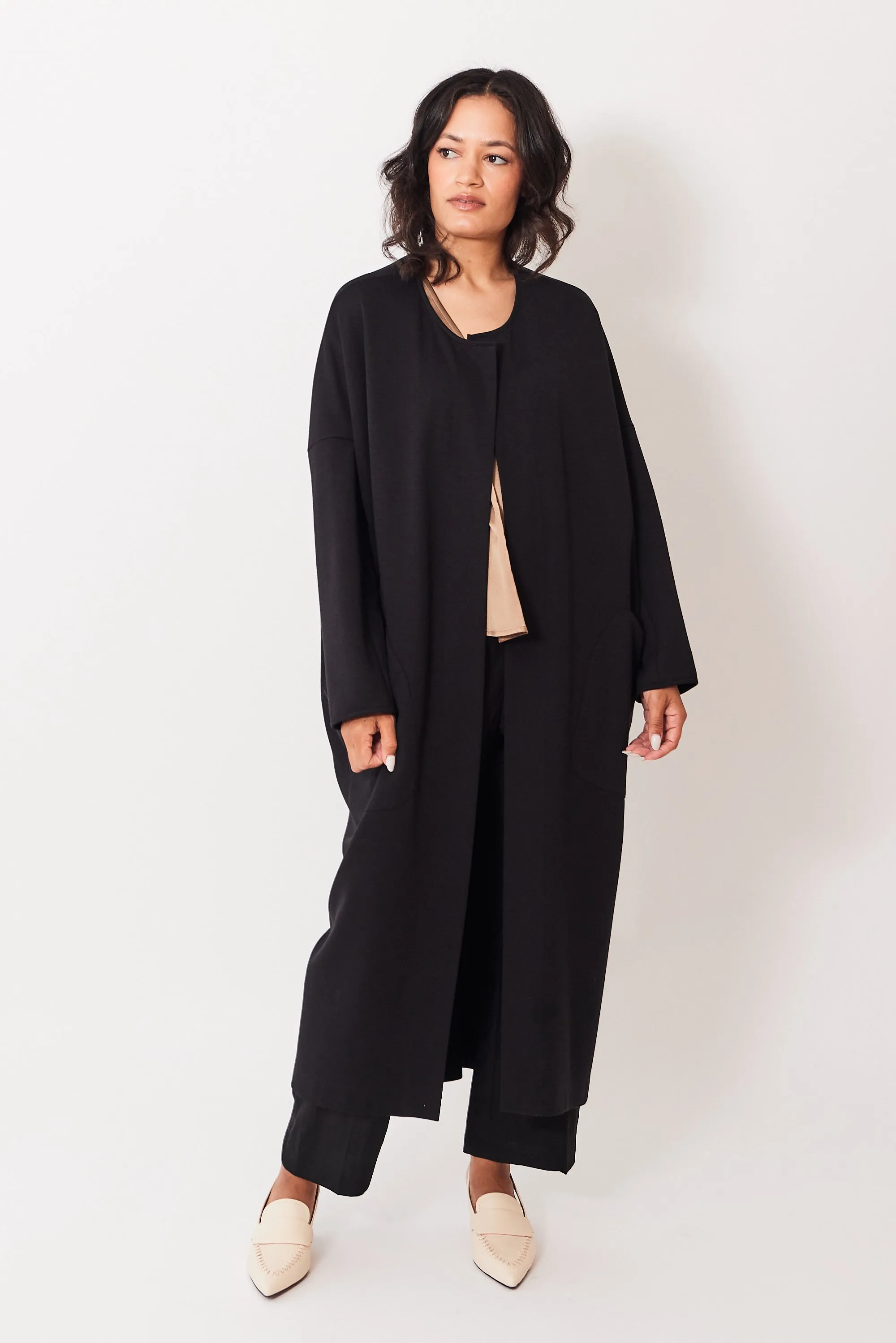 Zero + Maria Cornejo Como Jersey Koya Coat